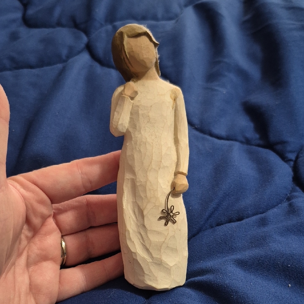 Willow Tree Cream and Brown Figure
